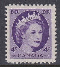 CANADA NO 340 QUEEN ELIZABETH II - WILDING PORTRAIT   MINT NH