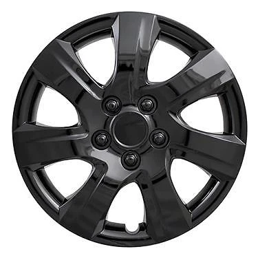 NUEVO Juego de tapacubos tapacubos NEGRO BRILLANTE 16" para Mazda 3 2010-2015 Foto 2 de 2
