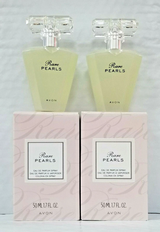 2-AVON RARE PEARLS SPRAY1.7 OZ. 50  ml Eau De Parfum Perfume FREE TRAVEL SPRAY - Image 2 of 2