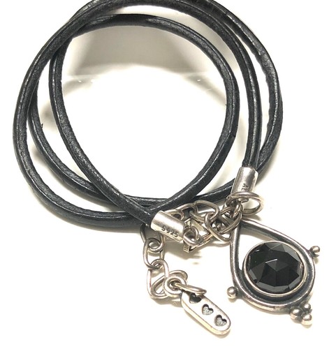 Pandora Black Melanite pendant 390159me 
