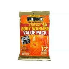 Hot Hands Stick On Body Warmer VALUE PACK 8 Pack