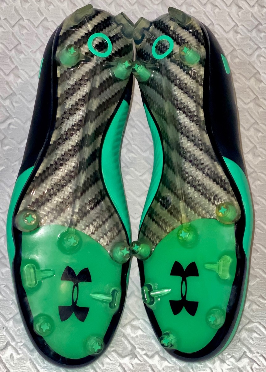 UNDER ARMOUR UA SpotLight Vapor Green Black FG Soccer Cleats