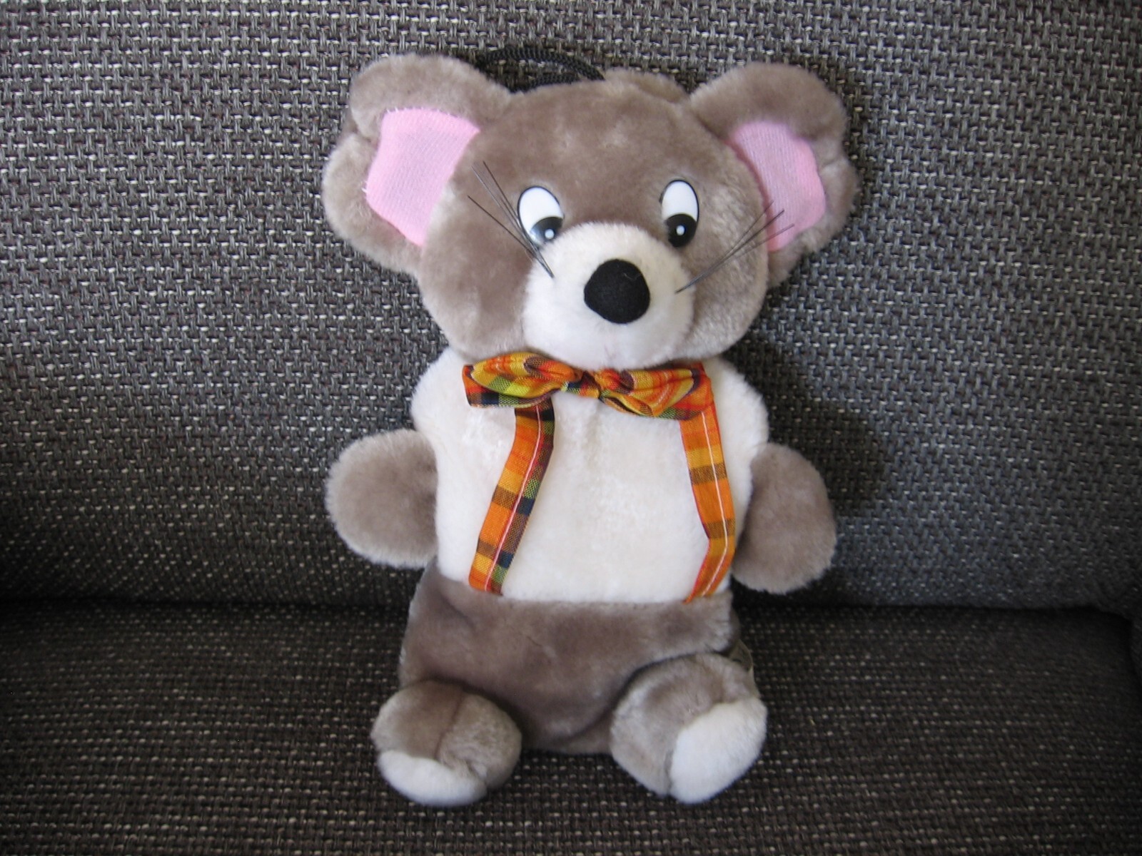 Stofftier Kuscheltier Plüschtier Maus Mäuserich mit Kirschkernkissen