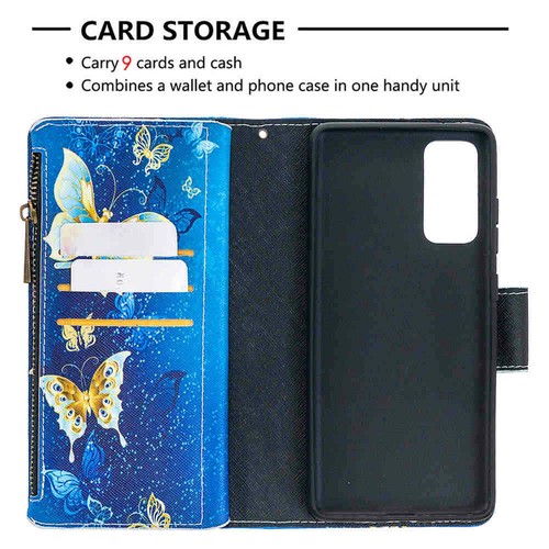 For Samsung S20 FE 5G S10 S9 Note 20 10 Plus Wallet Card Flip Leather Case Cover - Picture 18 of 43