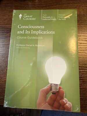 The Great Courses 'Consciousness and its Implications' 2 DVDs & Book-NEW