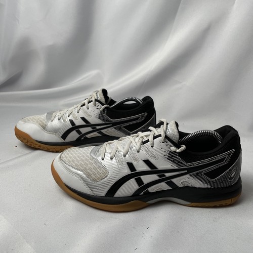 ASICS GEL-Rocket 9 Volleyball Shoes 1072A034 White Black Women’s Sz 9.5 - Picture 4 of 10