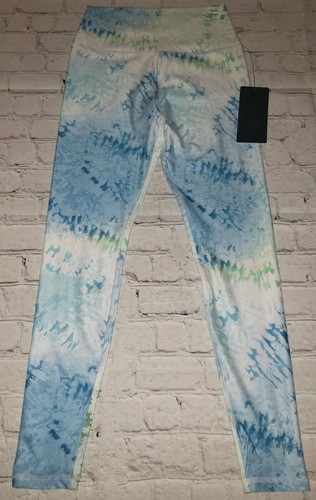 NWT Scorpio Sol Women's High Waisted Size XS Leggings Blue Green Tie Dye - 第 1/3 張圖片