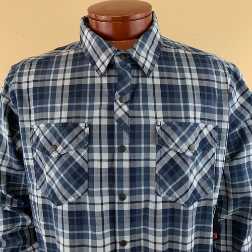 5.11 TACTICAL Men's Gunner Long Sleeve Plaid Snap Front Shirt Size XL NWT - Picture 2 of 7