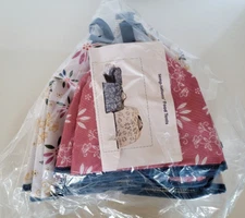 Temp-tations Set Of 6 Food Cloth Tents in Confetti & Red NEW