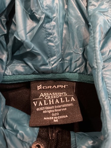 Assassins Creed Vanhalla Anorak Adult Medium Hoodie Sweatshirt Graphic Ubisoft - Picture 5 of 13