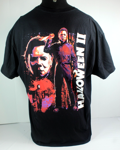 Halloween II Men's Black T-Shirt XL Size 100% Cotton New With Tag Halloween 2 - Picture 3 of 4