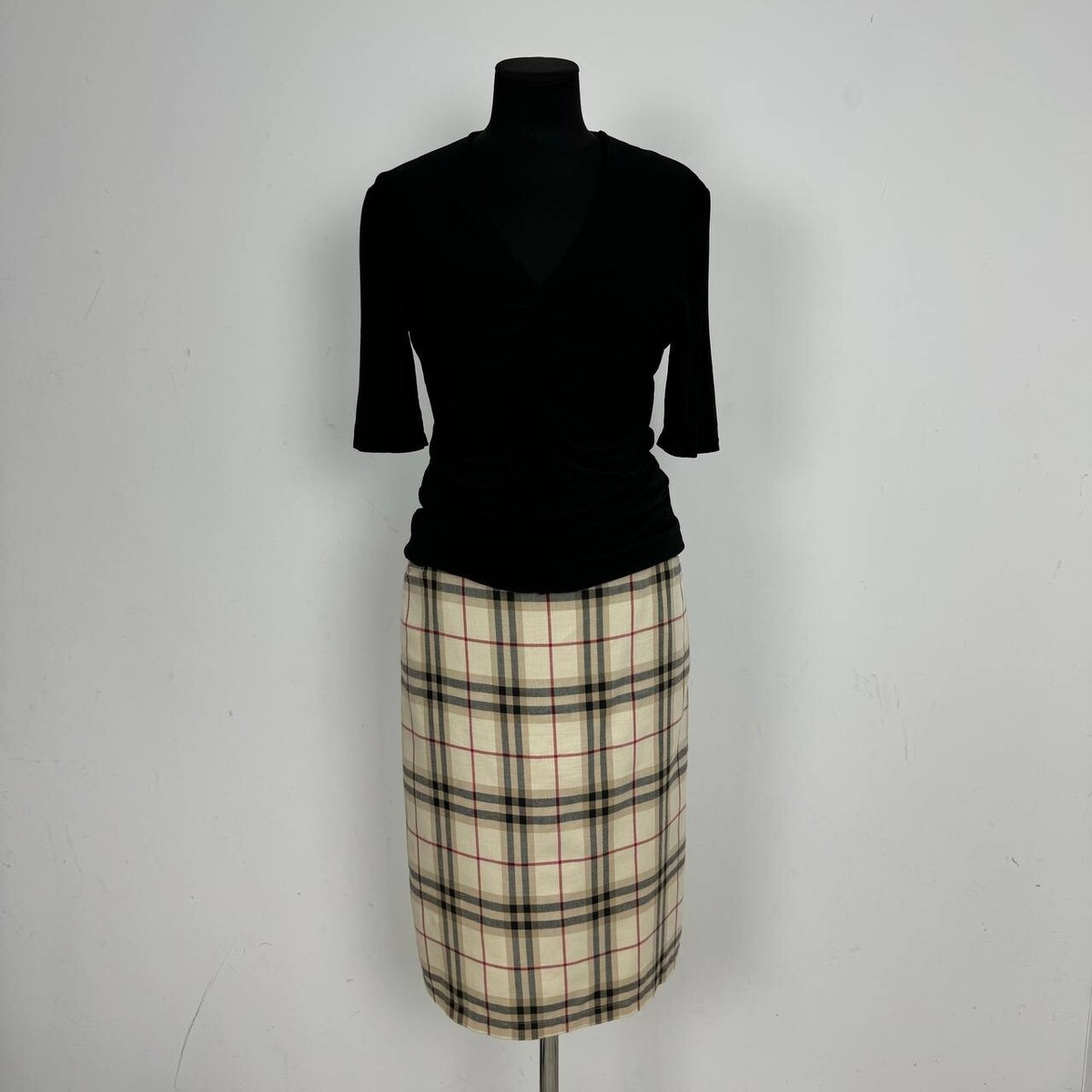 Burberry Vintage Nova Check Skirt Size 44 | eBay