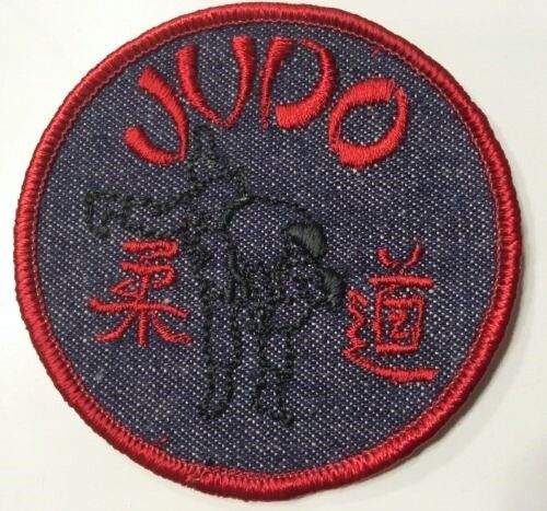True Vintage 70s Denim "JUDO" Patch Martial Arts Self Defense Unused NOS USA