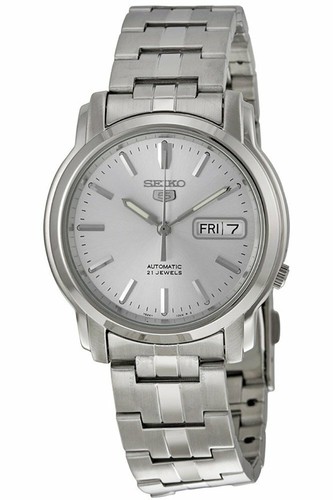 Seiko Mens Analogue Automatic Watch Stainless Steel Strap SNKK65K1 US*4 |  eBay
