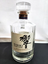 HIBIKI JAPANESE HARMONY Suntory Whisky Empty Bottle – Collectible Display