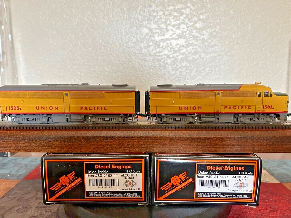 UNION PACIFIC ALCO FA-1 A/B LOCO- DCC/DCS SOUND PROTO 3 - MTH HO Scale - NEW OOP - Image 3 of 4