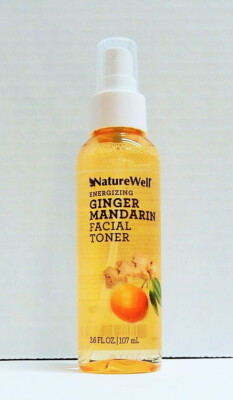 NatureWell Energizing GINGER MANDARIN Facial Toner 4 oz RaRe
