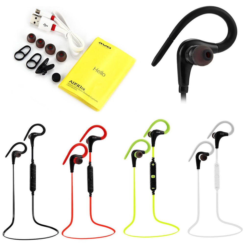 Headphones Wireless For Bluetooth Sport Ear Hook Earphones Fitness Music Audio-image