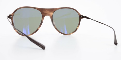 Salt. Sunglasses ST.HUBBINS Mmm Brown Polarized Titanium 55-19 145 Pilot L - Picture 7 of 10
