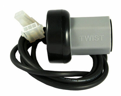 4-Wire 2 Connector Twist Grip Throttle for the Razor E100/E125 (Versions 5-9)