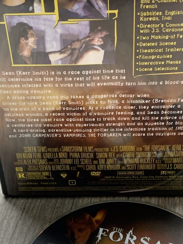 The Forsaken (DVD 2001) Getestet funktionierend KERR SMITH BRENDAN FERH SIMON REX - Bild 6 von 12