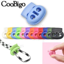 Cord Lock Stopper Elastic Cord Rope Clip Shoelaces Lanyard Sewing Craft