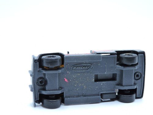 FPOR MATCHBOX #51 BLACK GMC WRECKER TOW TRUCK "JESSE & SONS" CITY ACTION 7/12 - Picture 8 of 8