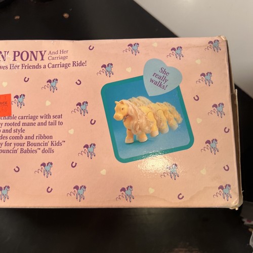 Galoob Bouncin’ Ponies Purple Walkin’ Pony & Her Carriage Walking Pony NIB #3454 - Picture 11 of 20