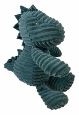 Carter  s Teal Blue Green Dinosaur Stuffed Animal Plush Ribbed Corduroy Lovey Toy