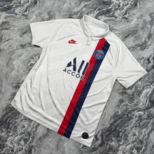 Nike Paris Saint-Germain 2019 2020 Third Shirt Soccer Jersey Men Size L White