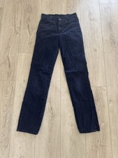 Vintage Levi's Corduroy Bell Bottom Trousers Size 27 x 31 Blue Vintage Corduroy