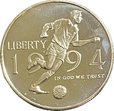 1994-P Proof World Cup Commemorative Half Dollar - ONE PER ORDER - Ships Free!