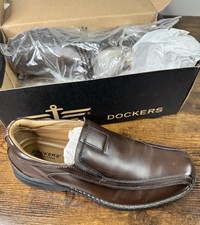 Dockers Mens 10M Agent Genuine Leather Dress Casual Slip-on Loafer Comfort Shoe