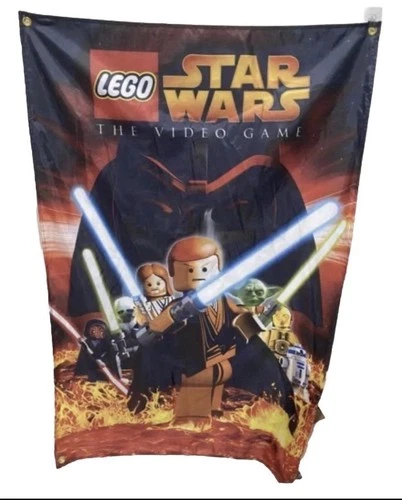 Lego Star Wars The Video Game Display Cloth Banner Custom