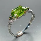 Expensive 10x7 mm Natural Tsavorite Ring 925 Sterling Silver Size 7.25 /R472834