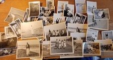 Borkum 1930er-1950er Jahre: Urlaub auf Borkum - Konvolut von alten Urlaubsildern