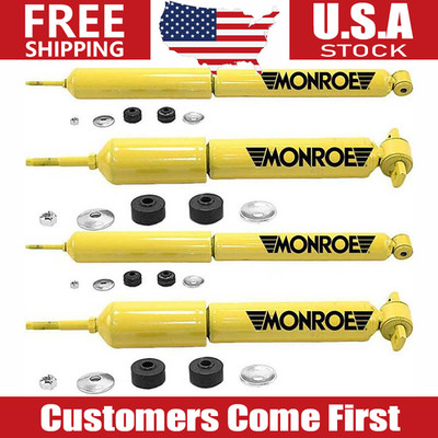 Monroe Gas Magnum Front & Rear Shock Absorbers Full Set of 4 For Ford F-150 RWD