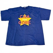 Rare Al Gore CWA Union Promo Shirt 3XL Windjammer USA Made Election