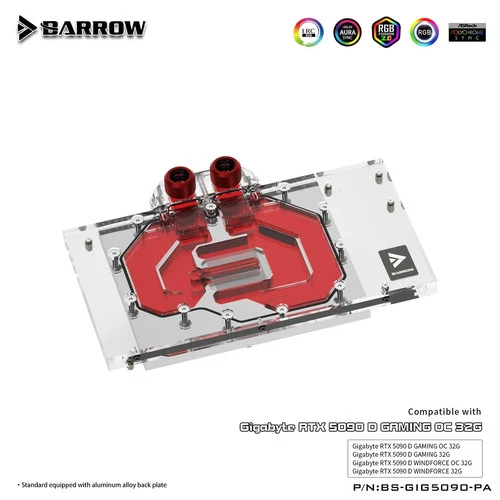 Barrow GPU Water Cooling Block for Gigabyte Gaming 5090 BS-GIG5090-PA