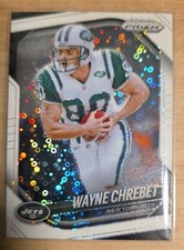 Wayne Chrebet 2025 Panini Prizm White Disco Prizm Refractor #295