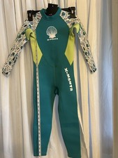 Wet Suit X-MANTA Dive  Sail Youth Girls Full Body Dive  Sail Large, Teal NEW 