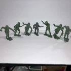 (7) Vintage 1970's 5” American WWII GI Figures Unmarked Marx Style Army Men