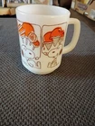 VTG 1958 SNOOPY Sweet Dreams Mug Fire King Anchor Hocking Milk Glass..NICE!!!!