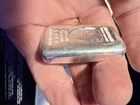 100g 999 Fine Silver bullion Bar Made By Anonymous Uk Rare genuine XRF tested