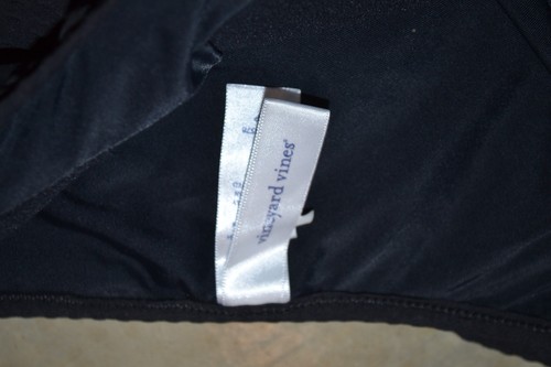K12- Vineyard Vines nuoto monospalla Seersucker con volant taglia donna small - Foto 3 di 3
