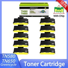 10Pk TN-650 Toner Cartridge For Brother MFC-8890DW MFC-8480DN HL-5340D Printer