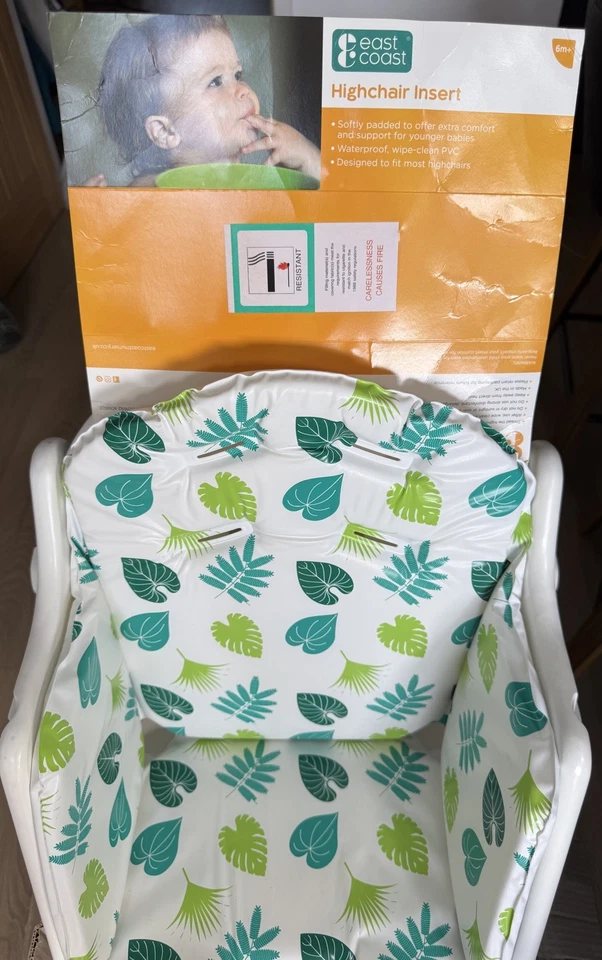 East Coast Wooden Folding  High Chair White Excellent Condition - Image 3 of 4