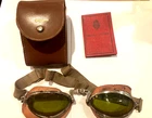 Military RAF  WW 2 Aviator Luxor Goggles E B Meyrowitz