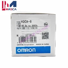 New in Box For OMRON Timer H3CA-8 H3CA8 100/110/120VAC  1 Year Warranty