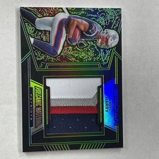 2019 Obsidian N’Keal Harry Green Etch Volcanic Material 4-Color PLAYER WORN /25